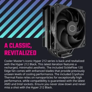 Cooler Master HYPER 212 BLACK EDITION CPU AIR COOLER 2