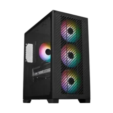 Cooler Master Elite 301 ARGB (M-ATX) Mini Tower Cabinet (Black)