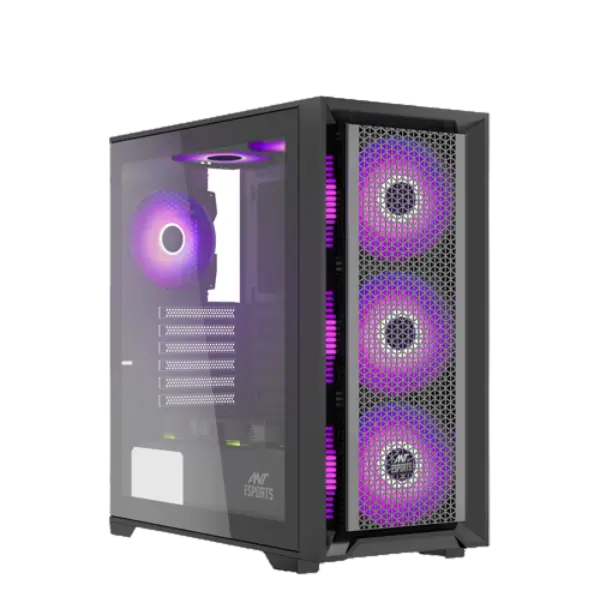 Ant Esports SX7 Mid Tower Gaming Cabinet black