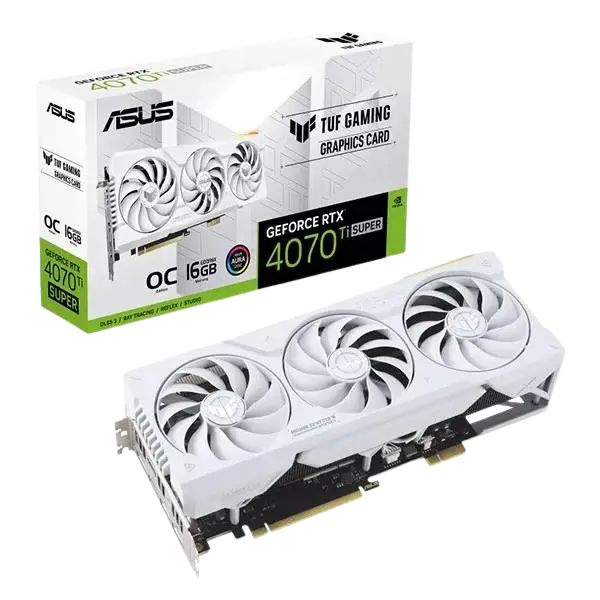 Asus TUF Gaming RTX 4070 Ti Super BTF White OC Edition 16GB Graphics Card