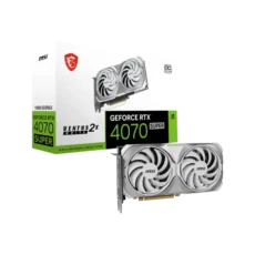 MSI GeForce RTX 4070 SUPER 12G VENTUS 2X WHITE OC Graphics Card