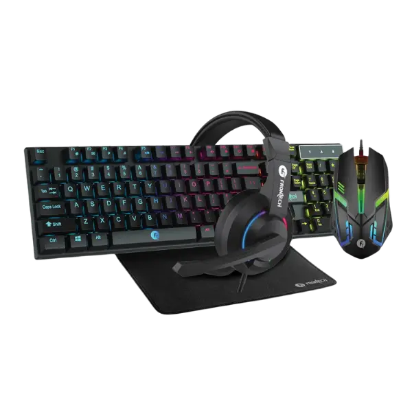 FRONTECH Dragon Warrior Gaming 4 in 1 Gaming Combo Set (KB-0038)