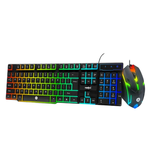 Frontech KB-0040 Wired Gaming Combo Keyboard and Optical Mouse