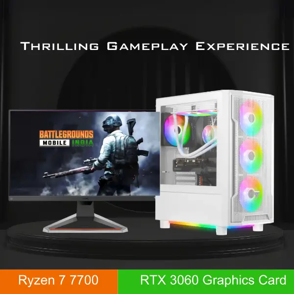 OG BGMI (Ryzen 7 7700, Nvidia RTX 3060 Twin Edge 12GB Prebuild PC)