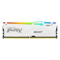 KINGSTON FURY RGB WHITE 32GB (16GB X 2) DDR5 6000MHZ
