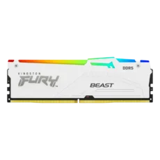 KINGSTON FURY RGB WHITE 64GB (32GB X 2) DDR5 6000MHZ Desktop Ram