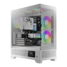 Gamdias Atlas M1 White ARGB Mid Tower Cabinet