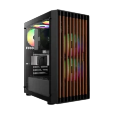 Gamdias Aura GC4 ARGB Atx Mid Tower Cabinet (Black)