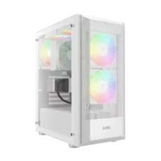 Gamdias Aura GC6 WH ARGB (ATX) Mid Tower Cabinet (White)