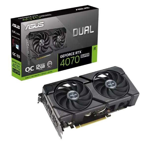 ASUS Dual GeForce RTX 4070 SUPER EVO OC Edition 12GB Graphics Card