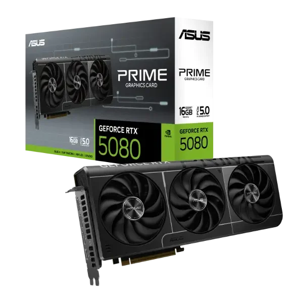 ASUS PRIME GeForce RTX 5080 16GB GDDR7 Graphics Card