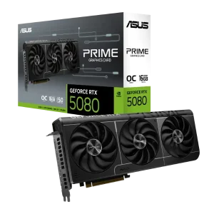 ASUS PRIME GeForce RTX 5080 16GB GDDR7 OC Edition Graphics Card