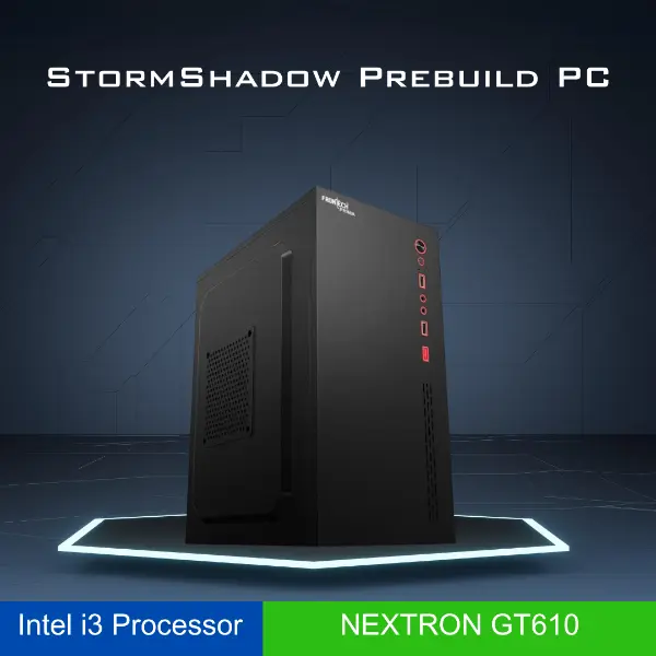 StormShadow Prebuild PC (Intel i3 Processor, NEXTRON GT610 Graphics Card)