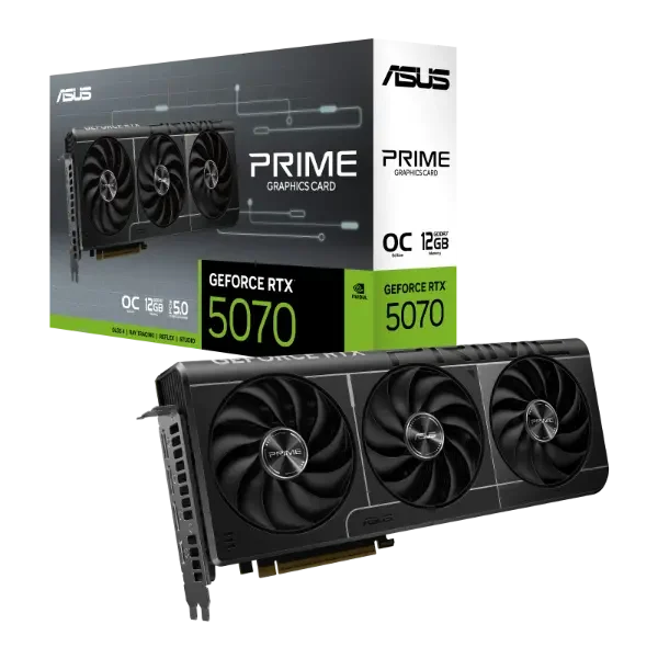 ASUS PRIME GeForce RTX 5070 GDDR7 OC Edition Graphic Card
