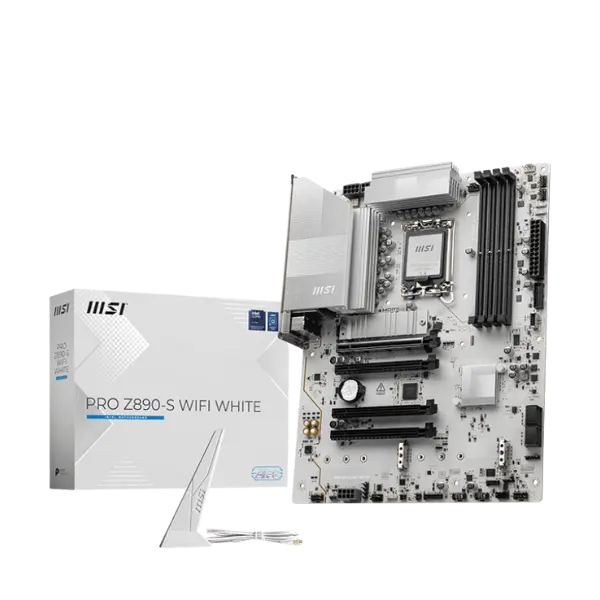 MSI PRO Z890-S WIFI WHITE DDR5 MOTHERBOARD