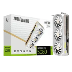 ZOTAC GAMING GeForce RTX 5080 SOLID OC White Edition Graphics Card