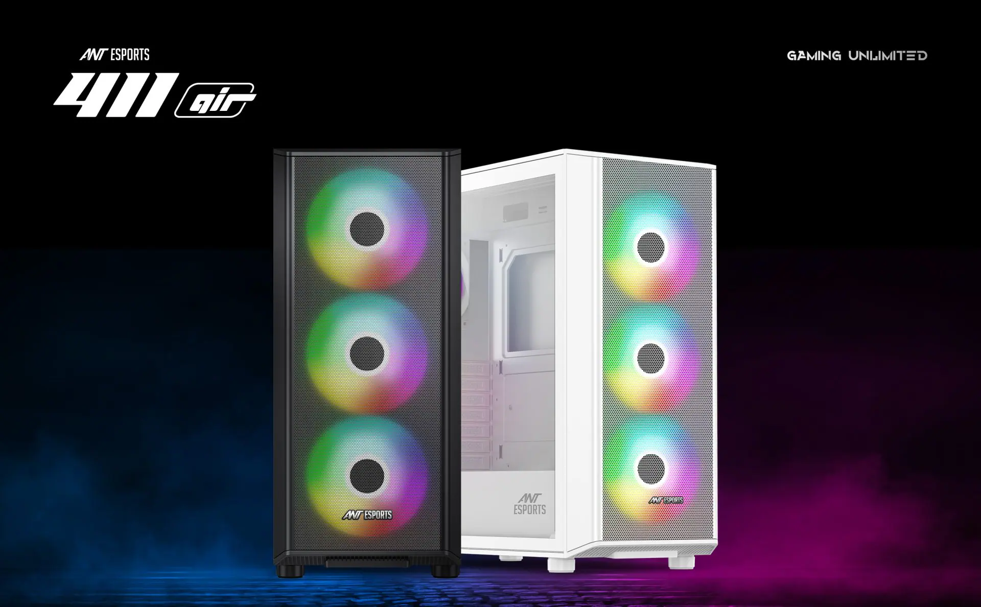 Ant Esports 411 Air Argb Eatx Mid Tower Cabinet (Black) (411-AIR-ARGB-BLACK) 7 Ant Esports 411 Air Argb EAtx Mid Tower Cabinet Black Features 1