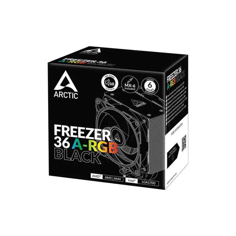 Arctic Freezer 36 Argb Cpu Air Cooler (Black) (ACFRE00124A) - Image 7