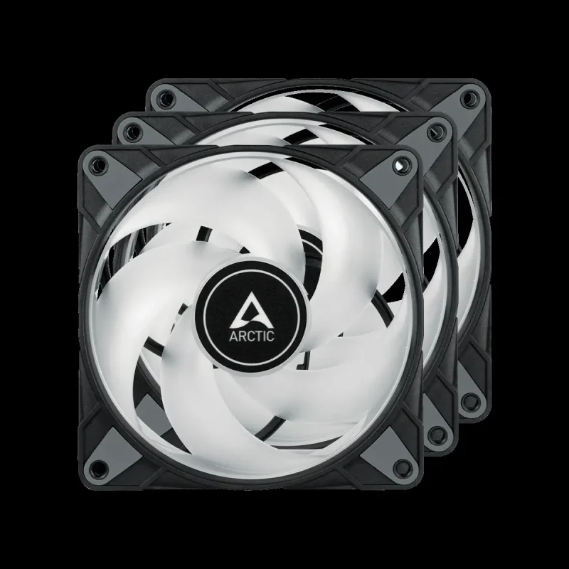 Arctic P12 Pwm Pst A-Rgb 0Db Semi Passive 120Mm Cabinet Fan (Pack Of 3) (Acfan00232A) - Image 2