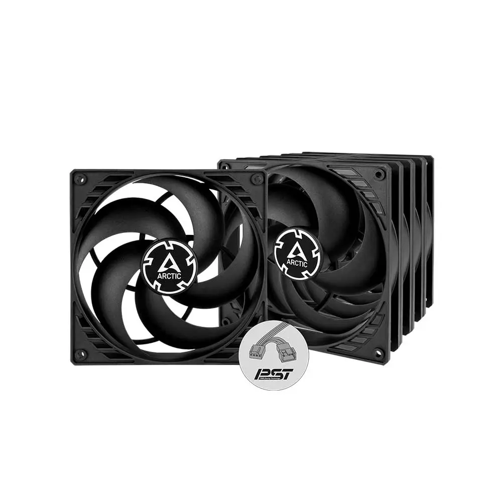 Arctic P14 Pwm Pst 140mm Cabinet Fan 5 Pack Black (ACFAN00138A)