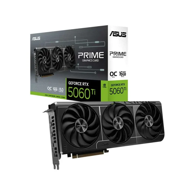 Asus Prime GeForce RTX 5060 Ti OC Edition 16GB GDDR7 Graphics Card