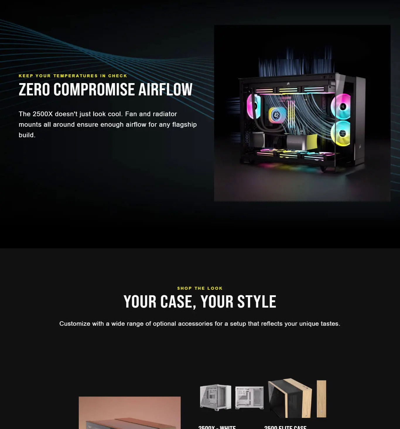 Corsair 2500X Airflow M-Atx Mini Tower Cabinet (Black) (CC-9011265-WW) 17 Corsair 2500X Airflow M Atx Mini Tower Cabinet Black Feature 4