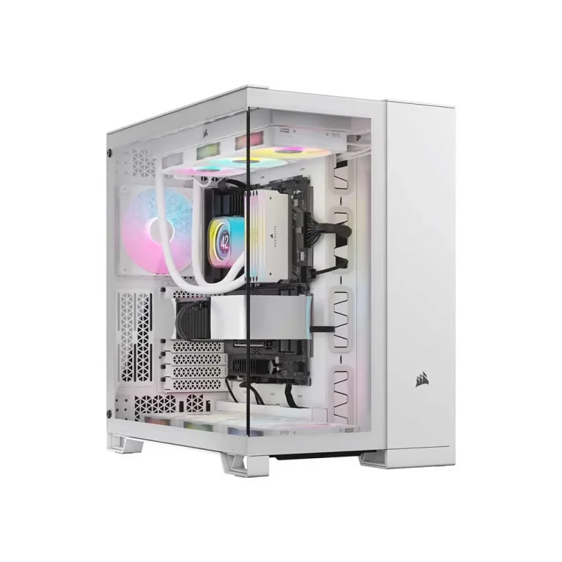 Corsair iCUE Link 6500X Rgb Mid-Tower Atx Dual Chamber Pc Cabinet White (CC-9011270-WW)