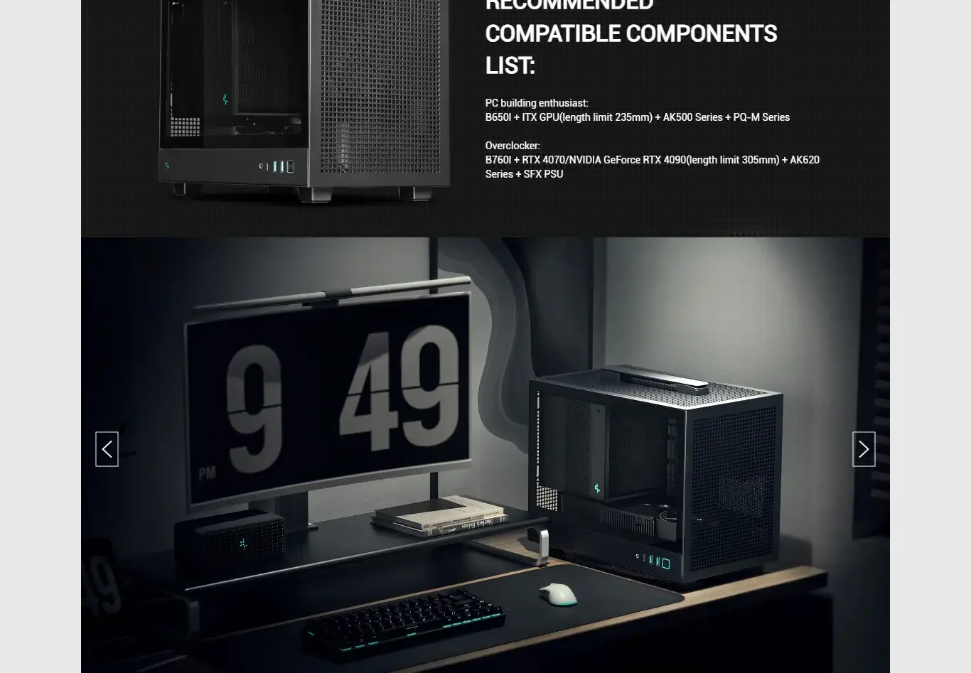 DeepCool CH160 Mini-Itx Mini Tower Cabinet (Black) (R-CH160-BKNGI0-G-1) 17 DeepCool CH160 Mini Itx Mini Tower Cabinet Black Feature 6