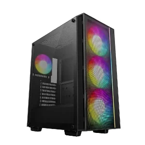 DeepCool Matrexx 55 Mesh V4 C Argb Atx Mid Tower Cabinet (Black) (R-MATREXX55-BCAGA4-G-4)