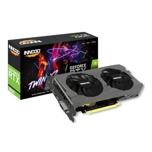INNO3D GeForce RTX 3050 Twin X2 V2 6GB Graphics Card (N30502-06D6-1880VA60)