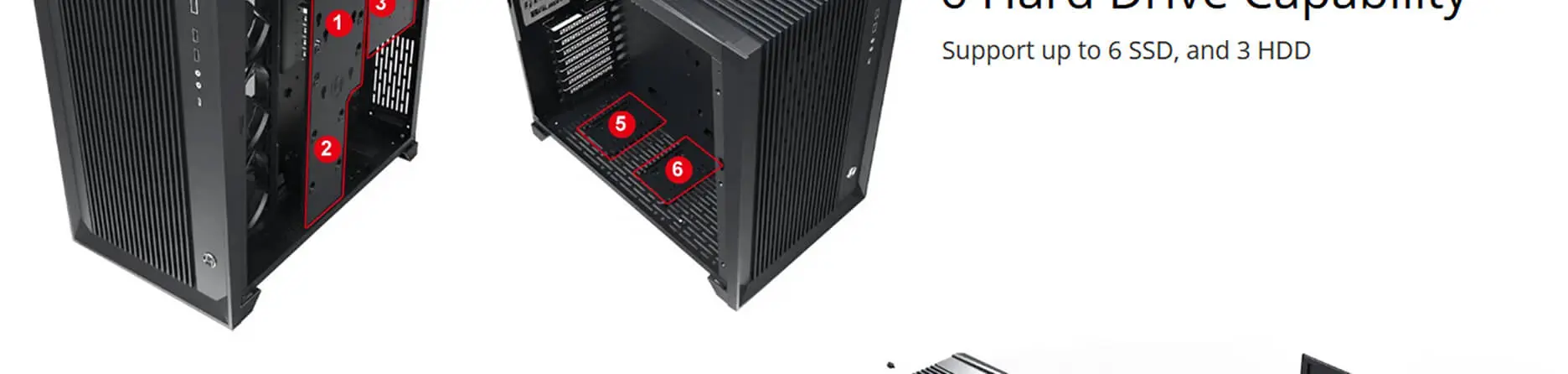 Lian Li Pc O11 Air Mid Tower Cabinet Black (G99.O11Ax.In) 17 Lian Li PC O11 Air Cabinet Black feature 11