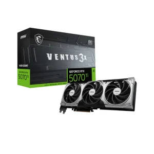 MSI RTX 5070 Ti Ventus 3X OC 16GB GDDR7 Graphics Card (G507T-16V3C)