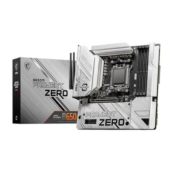 Shop Msi B650M Project Zero Wifi Am5 Micro Atx DDR5 Motherboard (B650M-PROJECT-ZERO) at the lowest price from IT Gadgets Online. Get ☆100% SECURE PAYMENT...