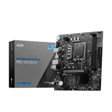 MSI Pro H610M-E Micro Atx DDR5 Motherboard (PRO-H610M-E)
