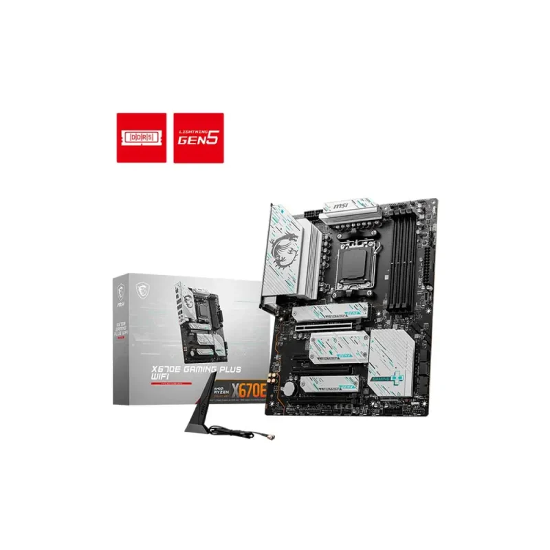 MSI X670E Gaming Plus Wifi Am5 Atx DDR5 Motherboard