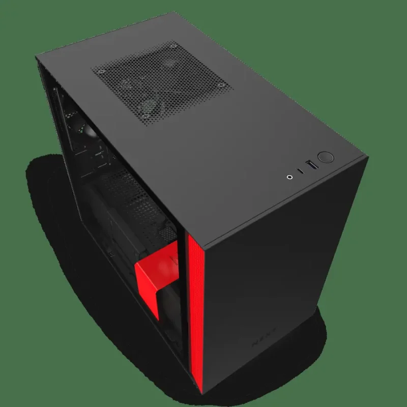 Nzxt Cabinet H210I (Black Red) - Image 2
