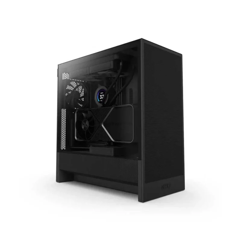 NZXT H5 Flow Compact Mid Tower ATX Cabinet Black (CC-H52FB-01)