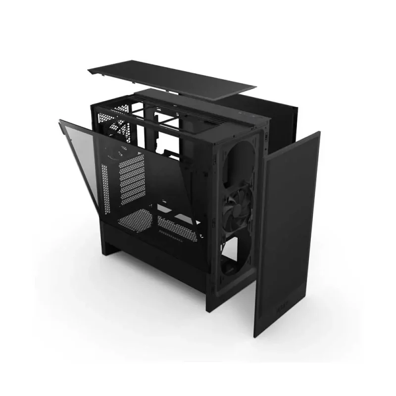 NZXT H5 Flow Compact Mid Tower ATX Cabinet Black (CC-H52FB-01) - Image 5