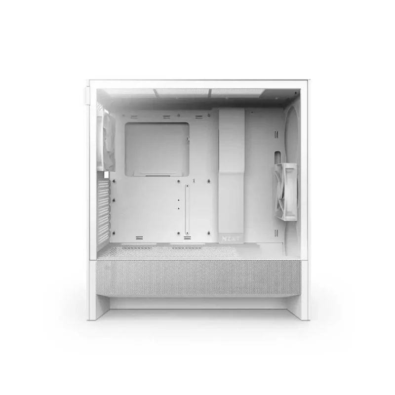 NZXT H5 Flow 2024 Edition E-ATX Mid Tower Cabinet White (CC-H52FW-01) - Image 3