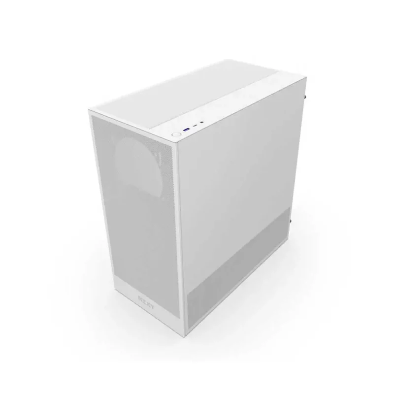 NZXT H5 Flow 2024 Edition E-ATX Mid Tower Cabinet White (CC-H52FW-01) - Image 6