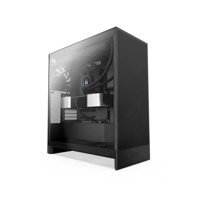 NZXT H7 Flow Mid Tower ATX Airflow Cabinet Matte Black (CM-H72FB-01)