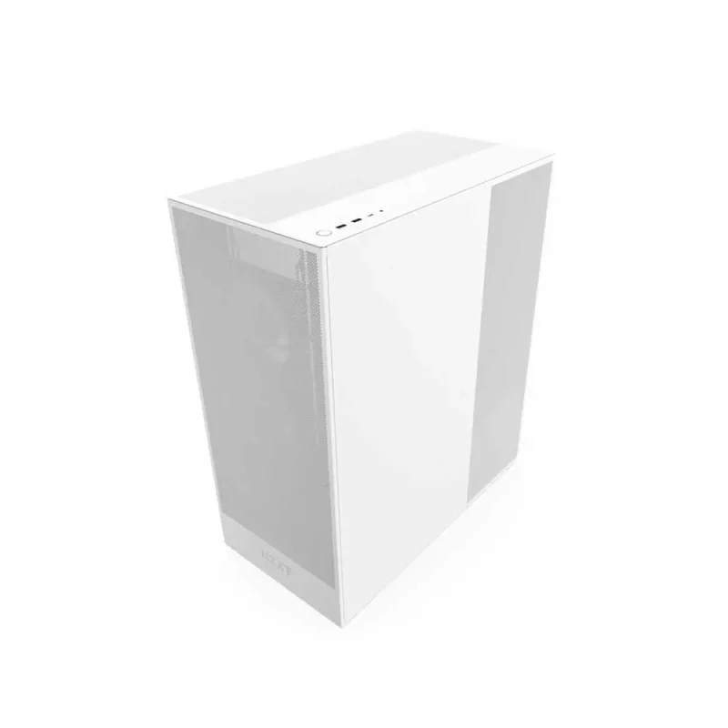 NZXT H7 Flow Mid Tower ATX Airflow Cabinet Matte White (CM-H72FW-01) - Image 3