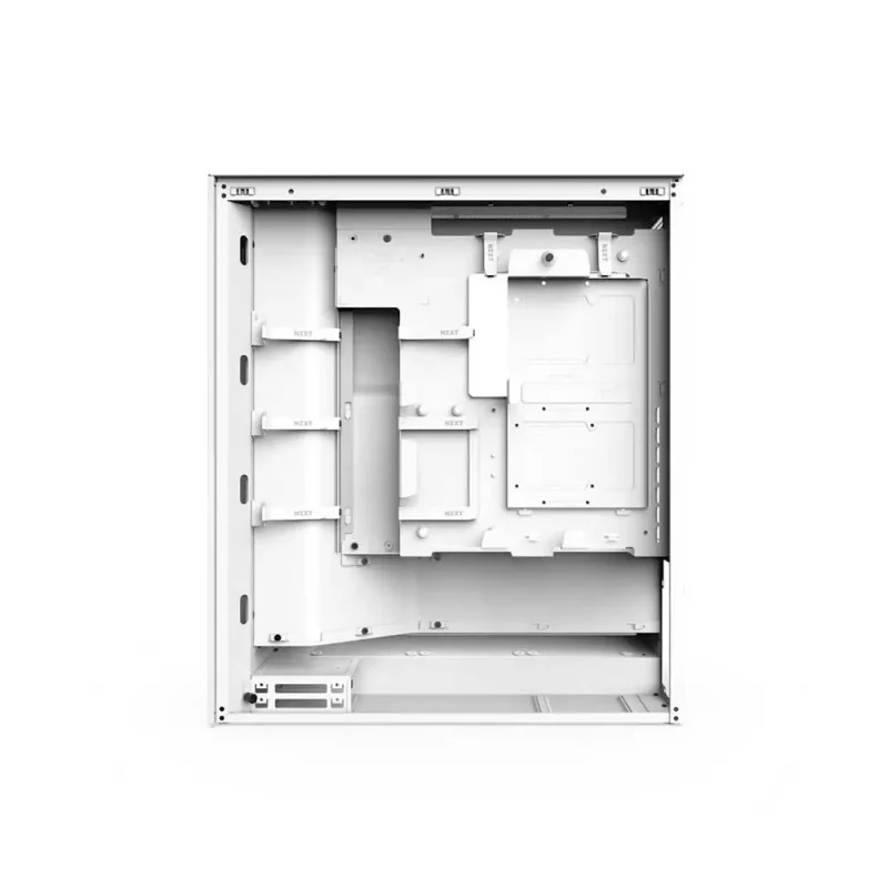 NZXT H7 Flow Mid Tower ATX Airflow Cabinet Matte White (CM-H72FW-01) - Image 6