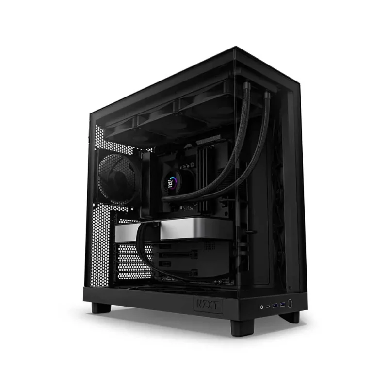 Nzxt H6 Flow Atx Mid Tower Cabinet Matte Black (CC-H61FB-01)