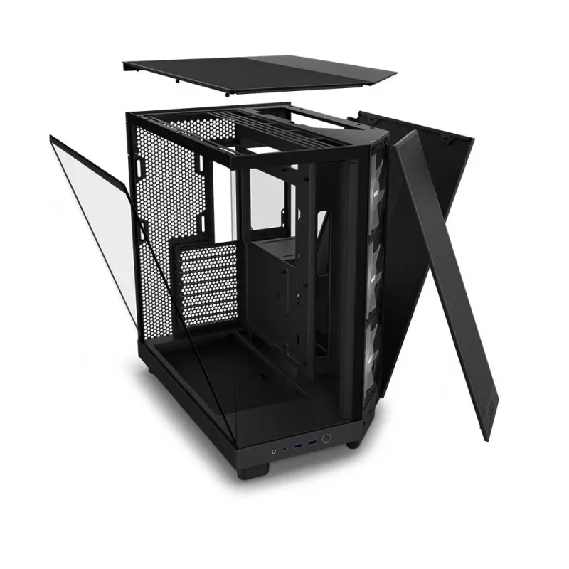Nzxt H6 Flow Rgb Atx Mid Tower Cabinet Matte Black (CC-H61FB-R1) - Image 2