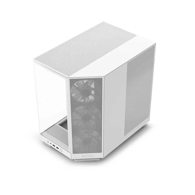Nzxt H6 Flow Rgb Atx Mid Tower Cabinet Matte White (CC-H61FW-R1) - Image 4