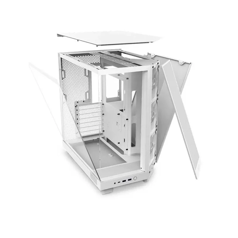 Nzxt H6 Flow Rgb Atx Mid Tower Cabinet Matte White (CC-H61FW-R1) - Image 2