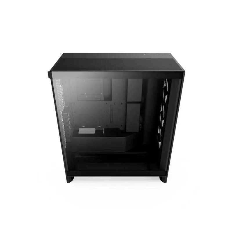 Nzxt H7 Flow Rgb Atx Mid Tower Cabinet Matte Black With Rgb Fans (CM-H72FB-R1) - Image 2