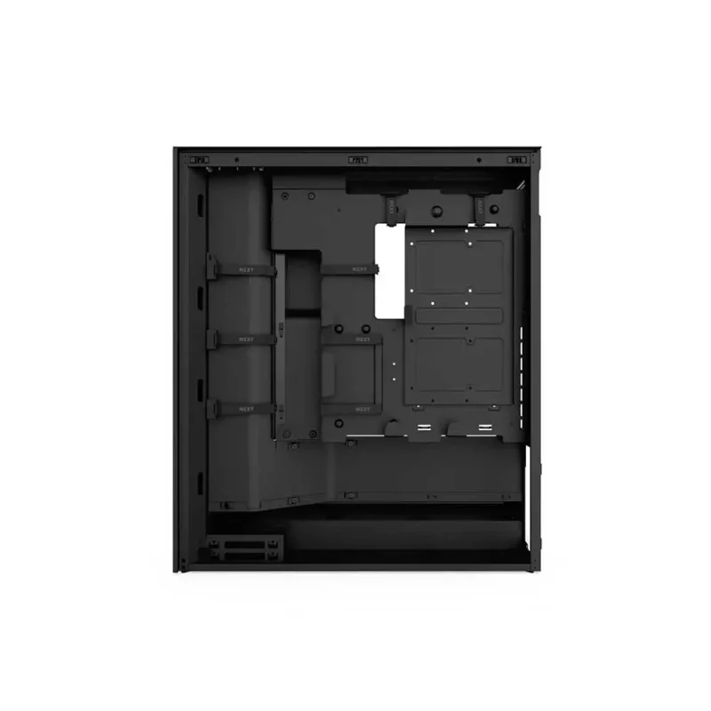 Nzxt H7 Flow Rgb Atx Mid Tower Cabinet Matte Black With Rgb Fans (CM-H72FB-R1) - Image 4