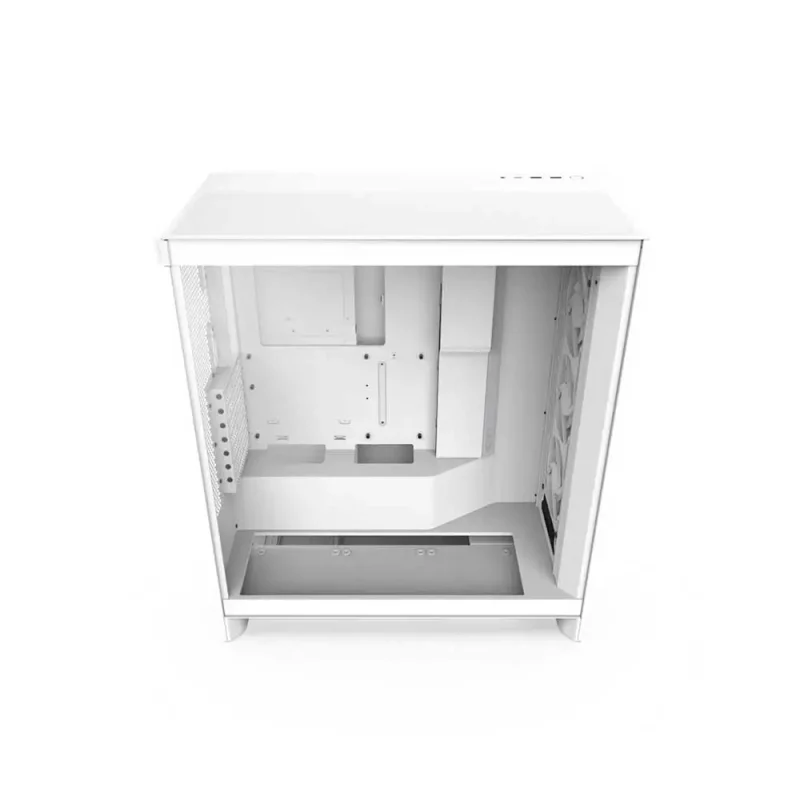 Nzxt H7 Flow Rgb Atx Mid Tower Cabinet Matte White With Rgb Fans (CM-H72FW-R1) - Image 2